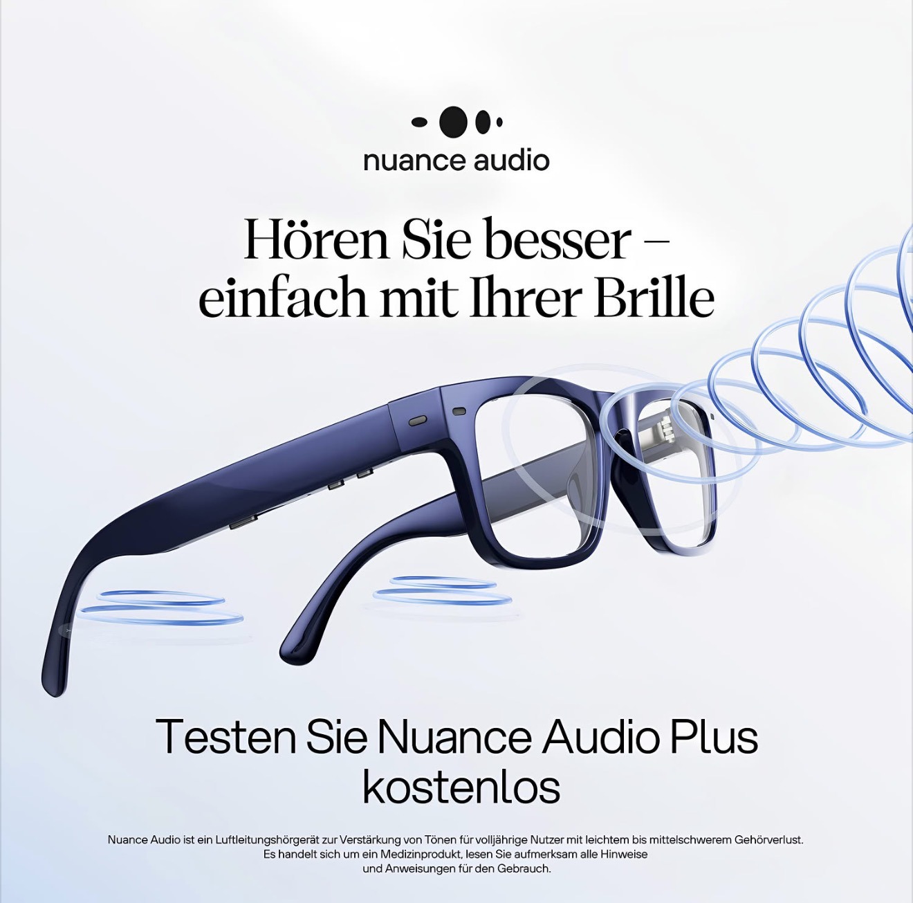 Nuance Audio Plus Hörbrille in Mannheim
